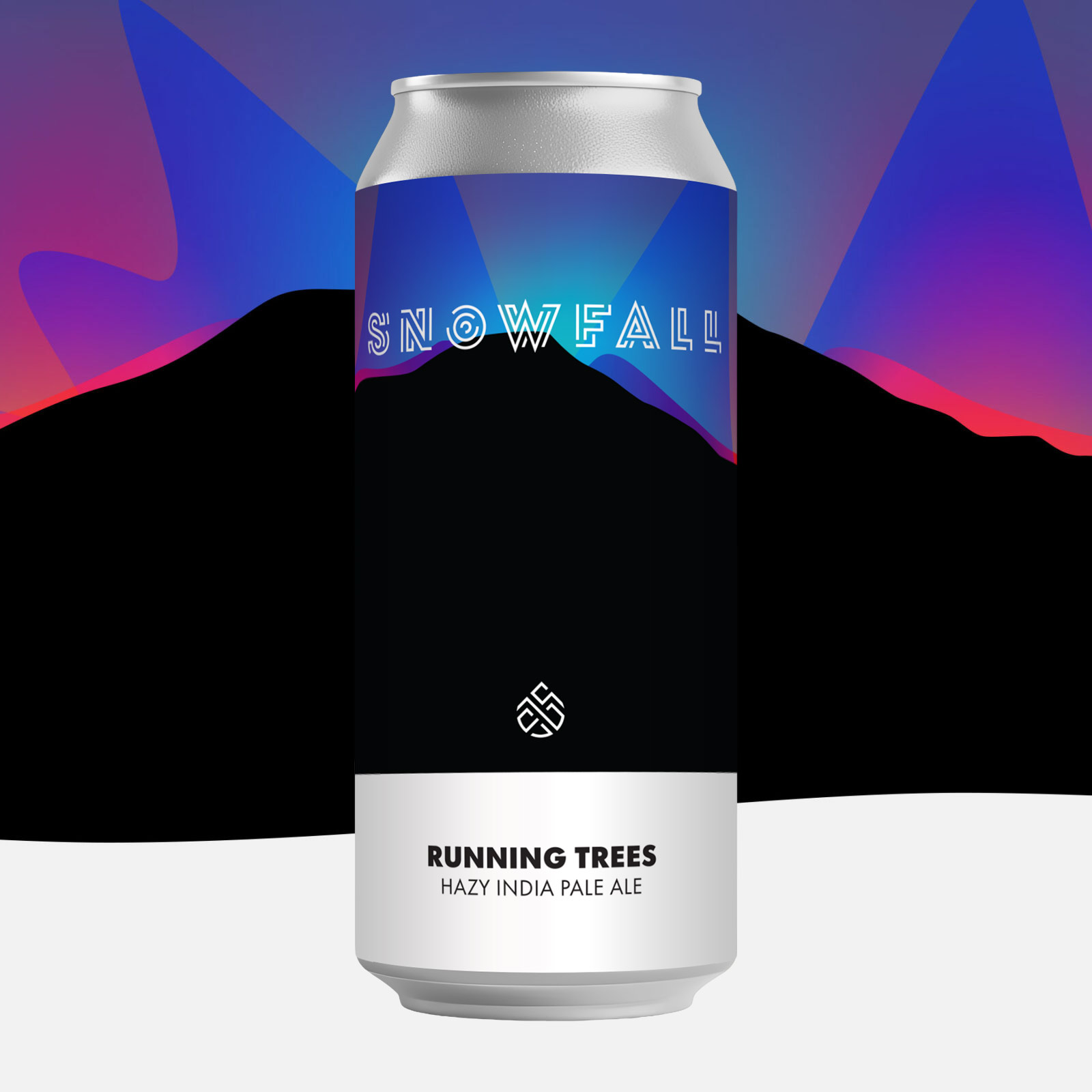 picture of running trees hazy india pale ale 16 oz can